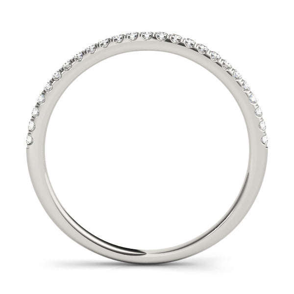 1/8 ct tw Lab Diamond Wedding Bands Prong Set