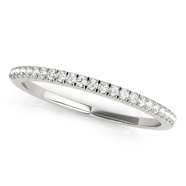 1/8 ct tw Lab Diamond Wedding Bands Prong Set