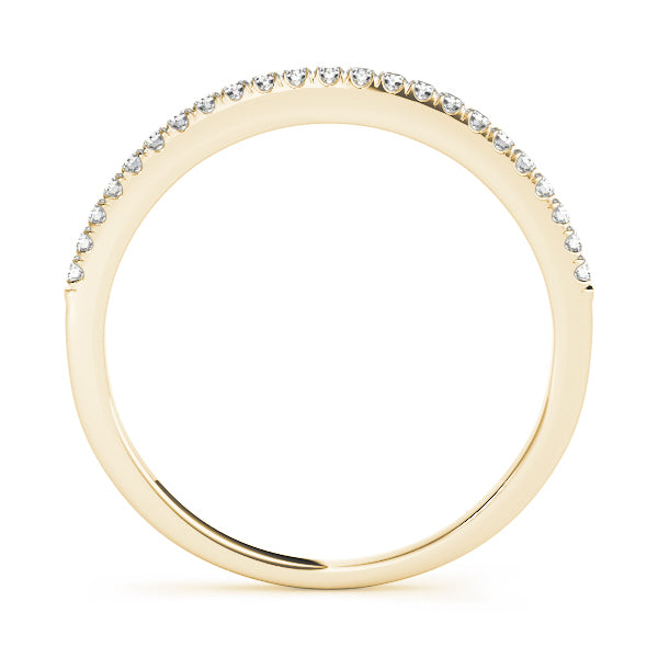1/8 ct tw Lab Diamond Wedding Bands Prong Set