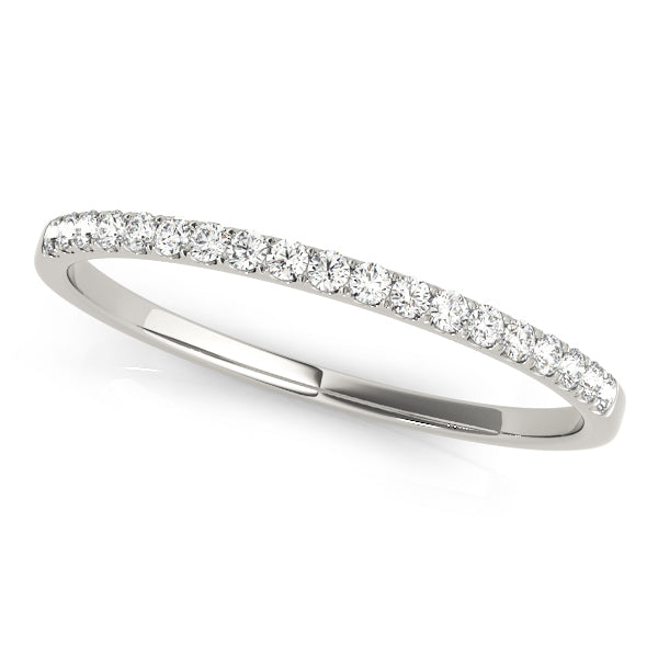 1/8 ct tw Lab Diamond Wedding Bands Prong Set