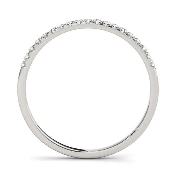 1/8 ct tw Lab Diamond Wedding Bands Prong Set