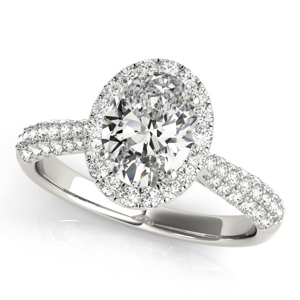 Halo Diamond Engagement Ring