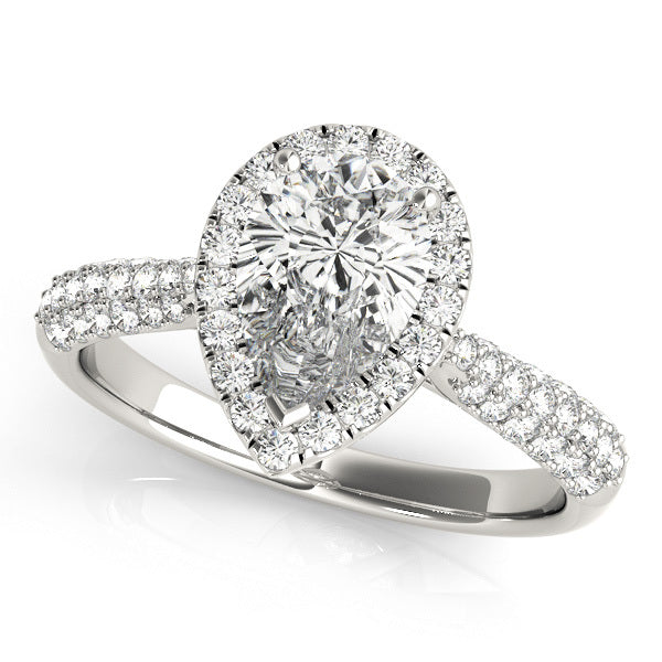 Halo Diamond Engagement Ring