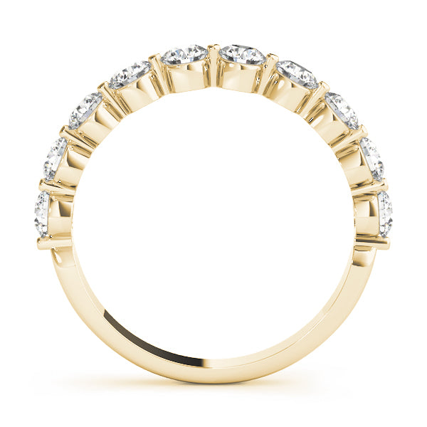 SINGLE PRONG WEDDING BAND