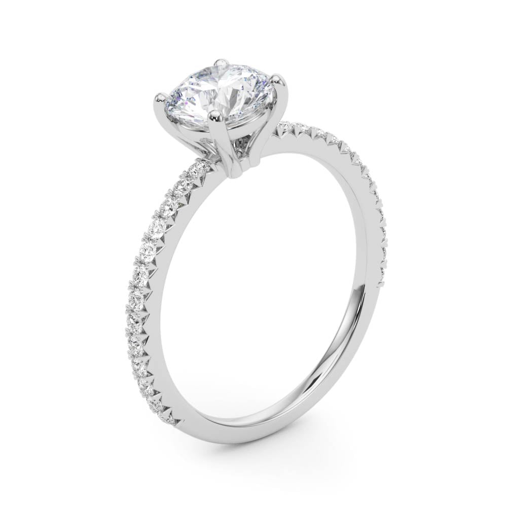 1 3/4 ct tw Lab Diamond Engagement Ring