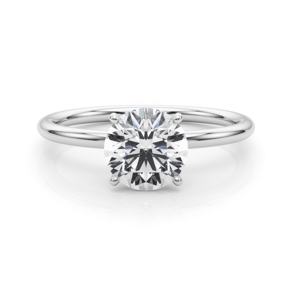 3 ct tw Lab Diamond Engagement Ring Round Center