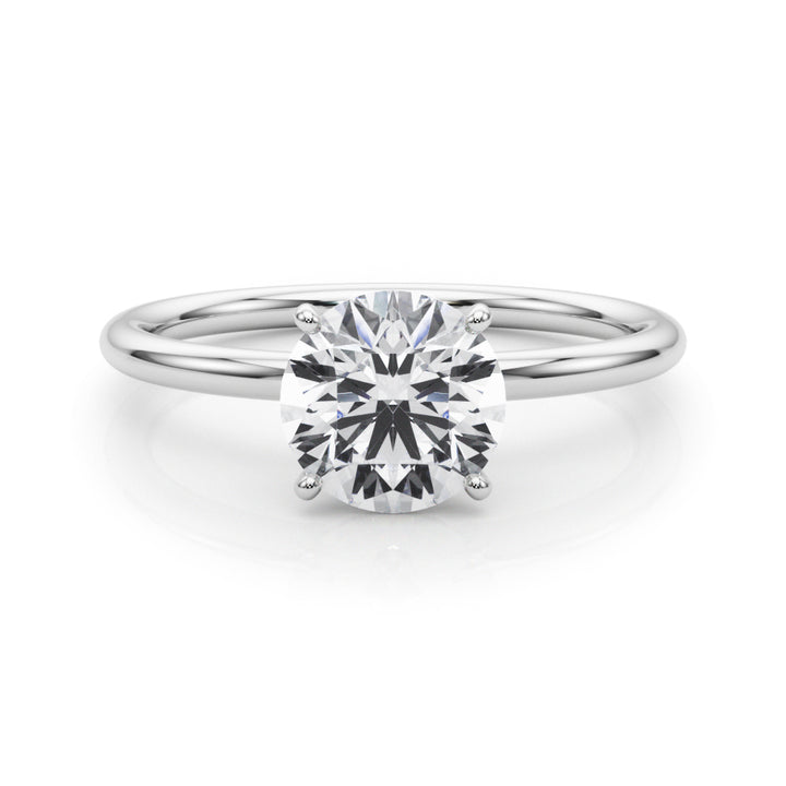 3 ct tw Lab Diamond Engagement Ring Round Center