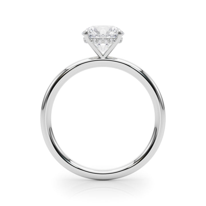 3 ct tw Lab Diamond Engagement Ring Round Center
