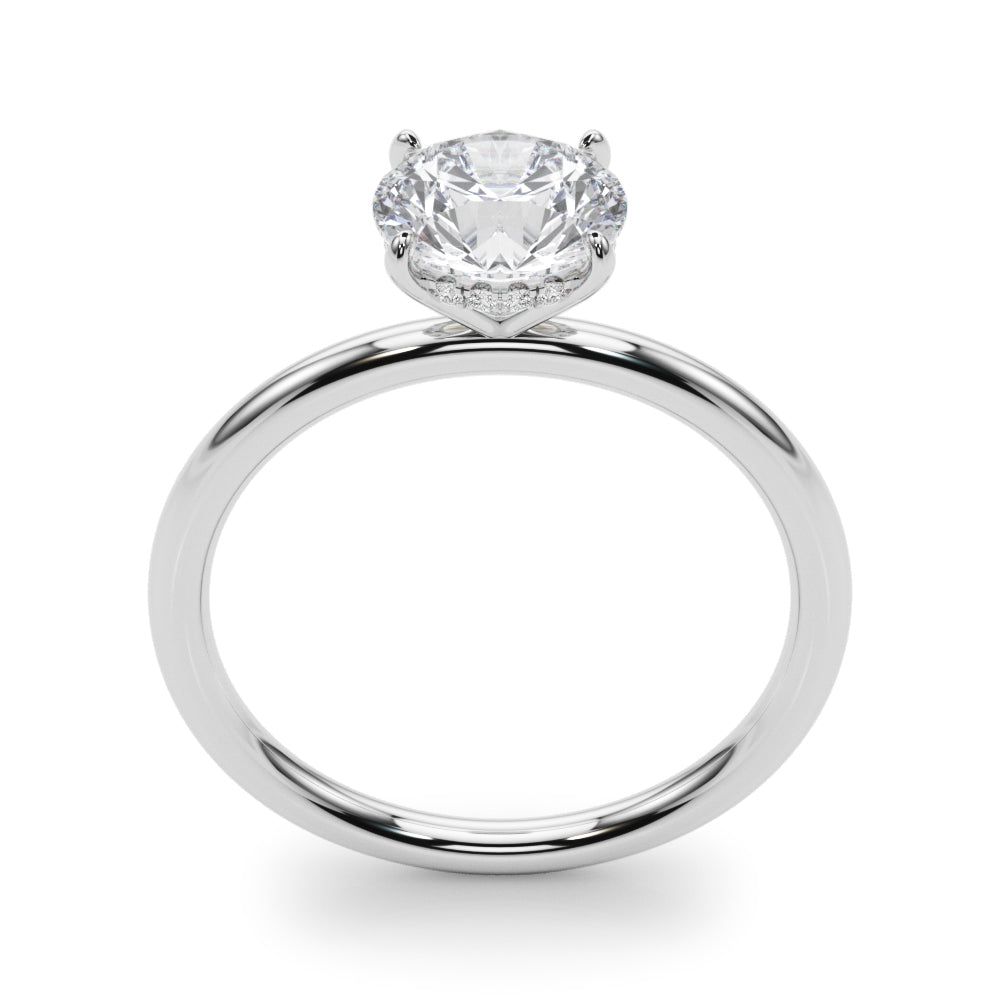 3 ct tw Lab Diamond Engagement Ring Round Center