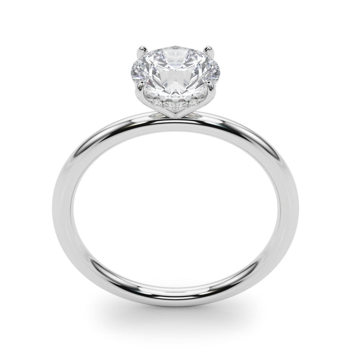 3 ct tw Lab Diamond Engagement Ring Round Center