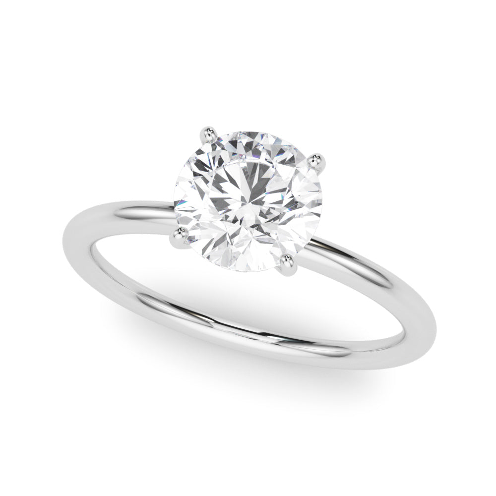 3 ct tw Lab Diamond Engagement Ring Round Center