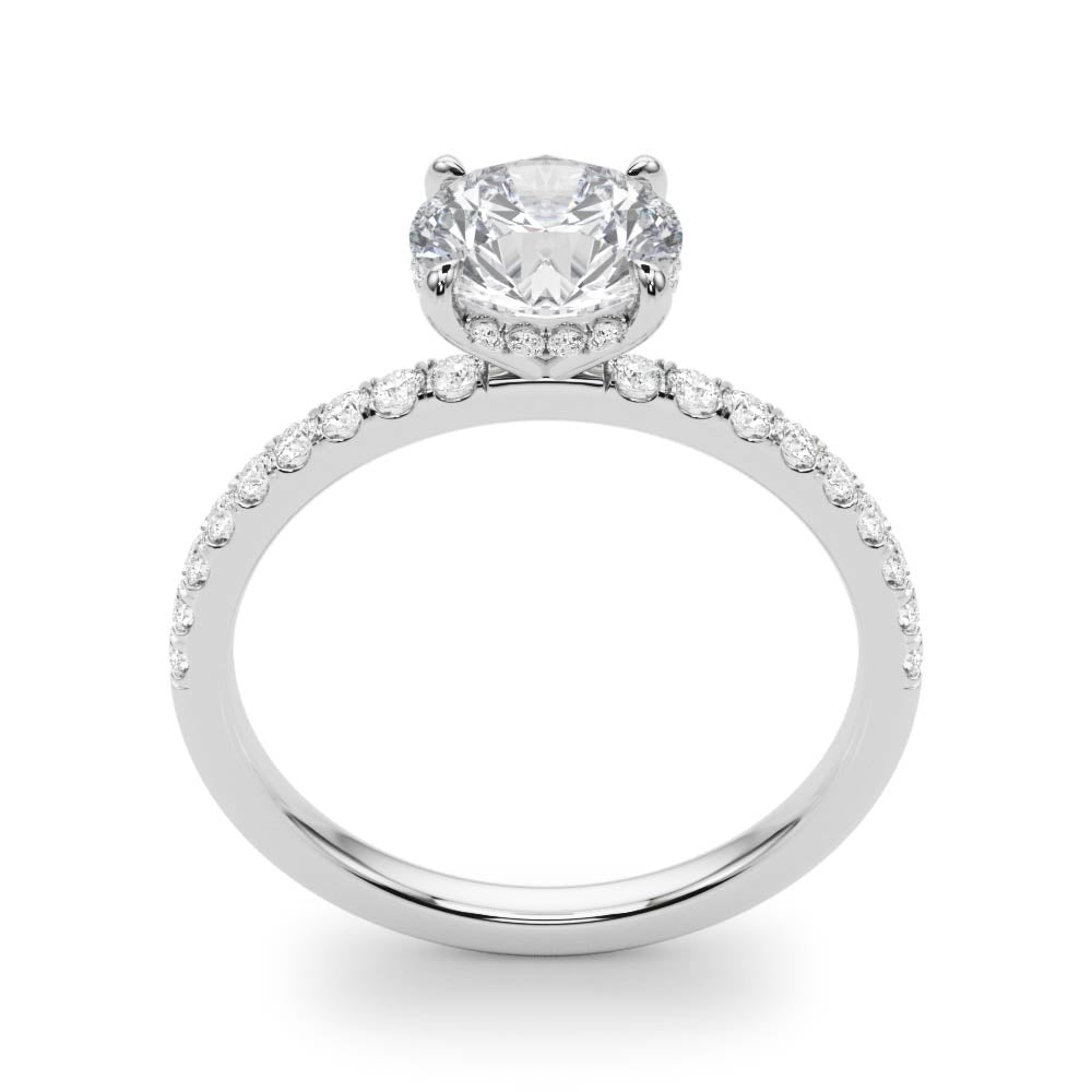 1 1/4 ct tw Lab Diamond Single Row Rd Center