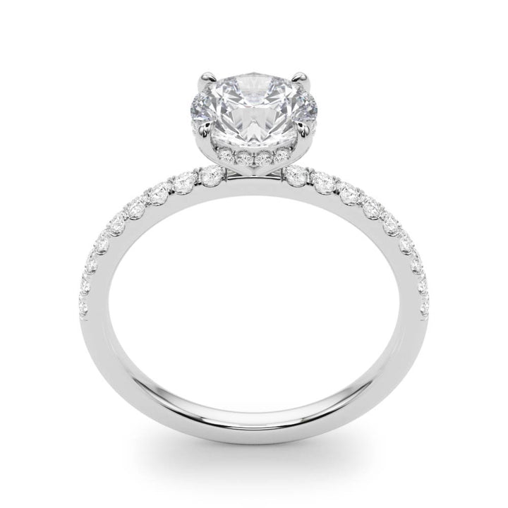 1 1/4 ct tw Lab Diamond Single Row Rd Center