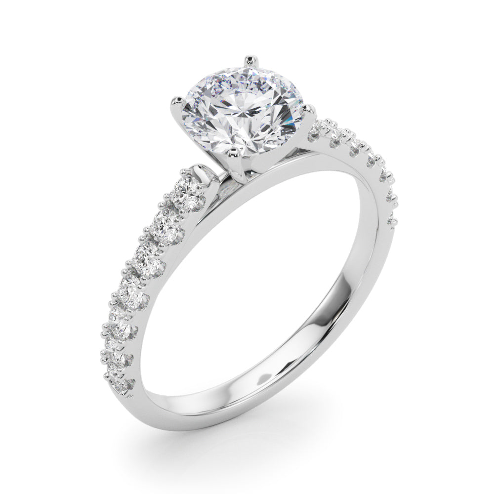 3/8 ct tw Lab Diamond Remount Ring
