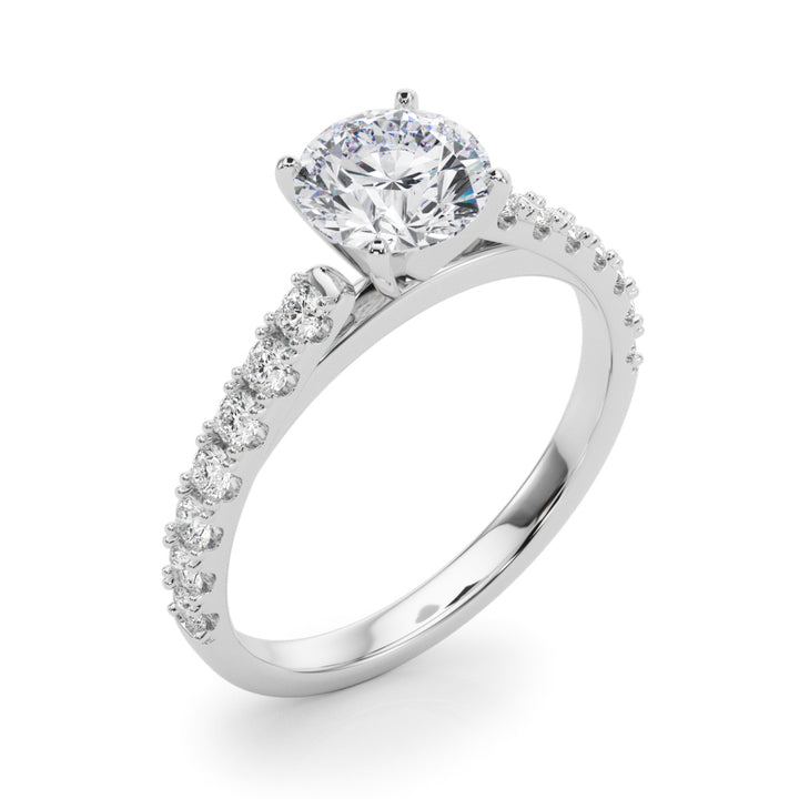 3/8 ct tw Lab Diamond Remount Ring