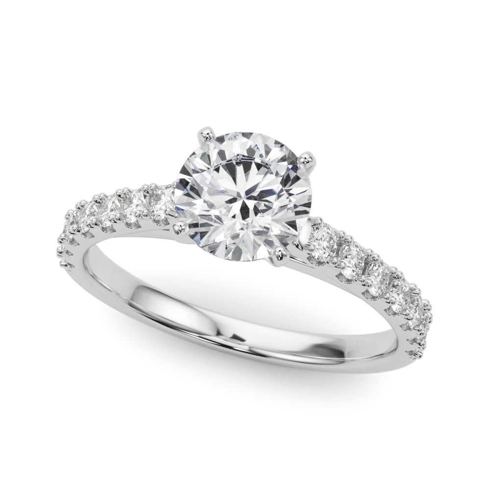3/8 ct tw Lab Diamond Remount Ring