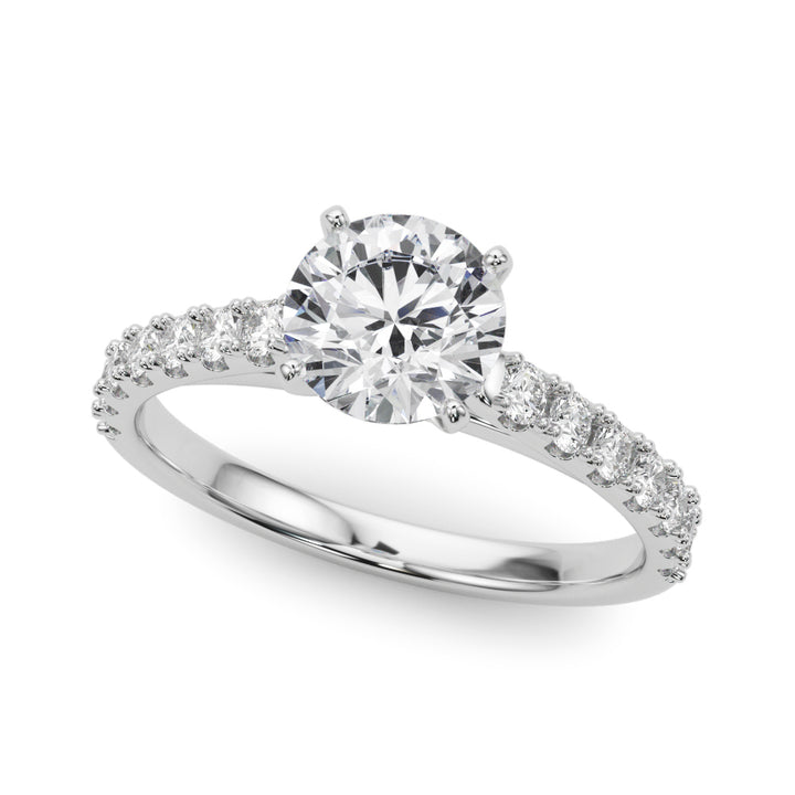 3/8 ct tw Lab Diamond Remount Ring