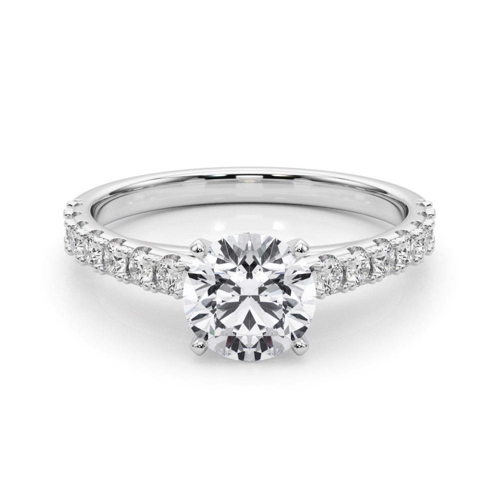 3/8 ct tw Lab Diamond Remount Ring