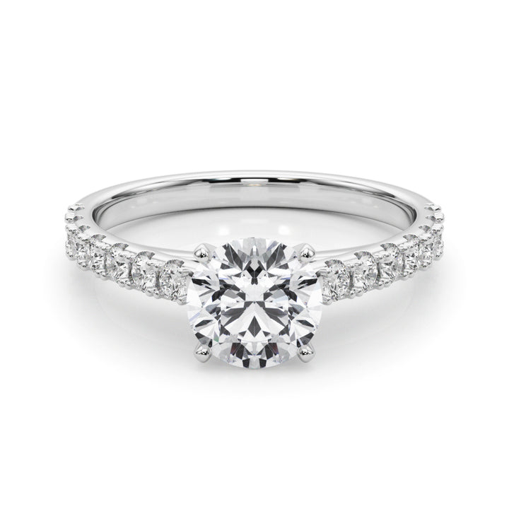 3/8 ct tw Lab Diamond Remount Ring