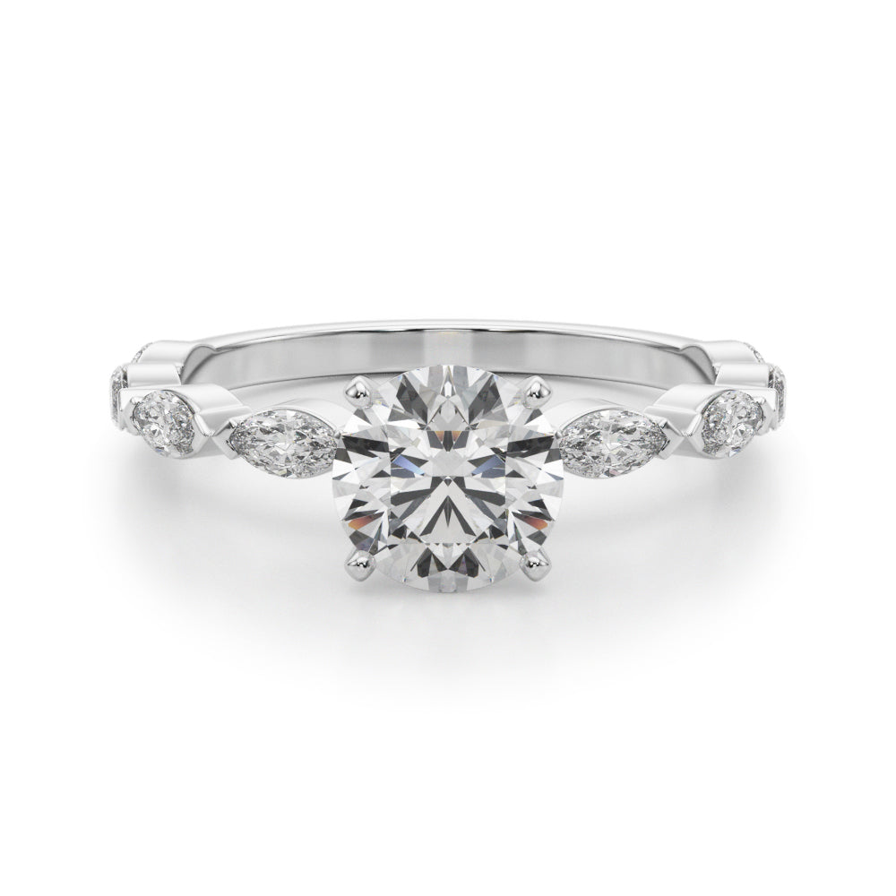 1/2 ct tw Lab Diamond Engagement Ring