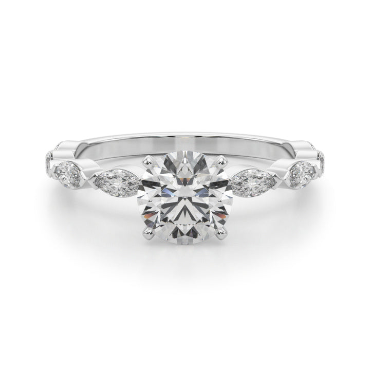1/2 ct tw Lab Diamond Engagement Ring