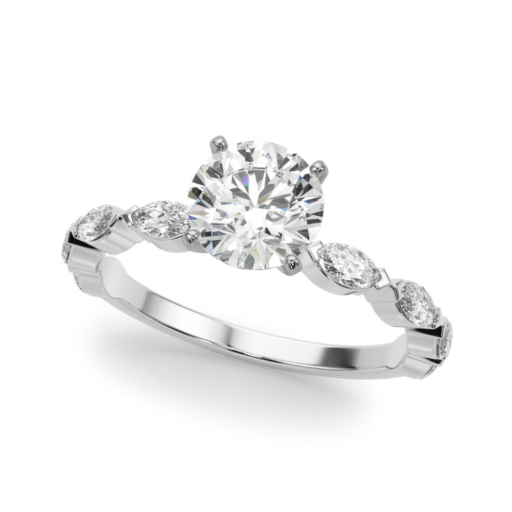 1/2 ct tw Lab Diamond Engagement Ring