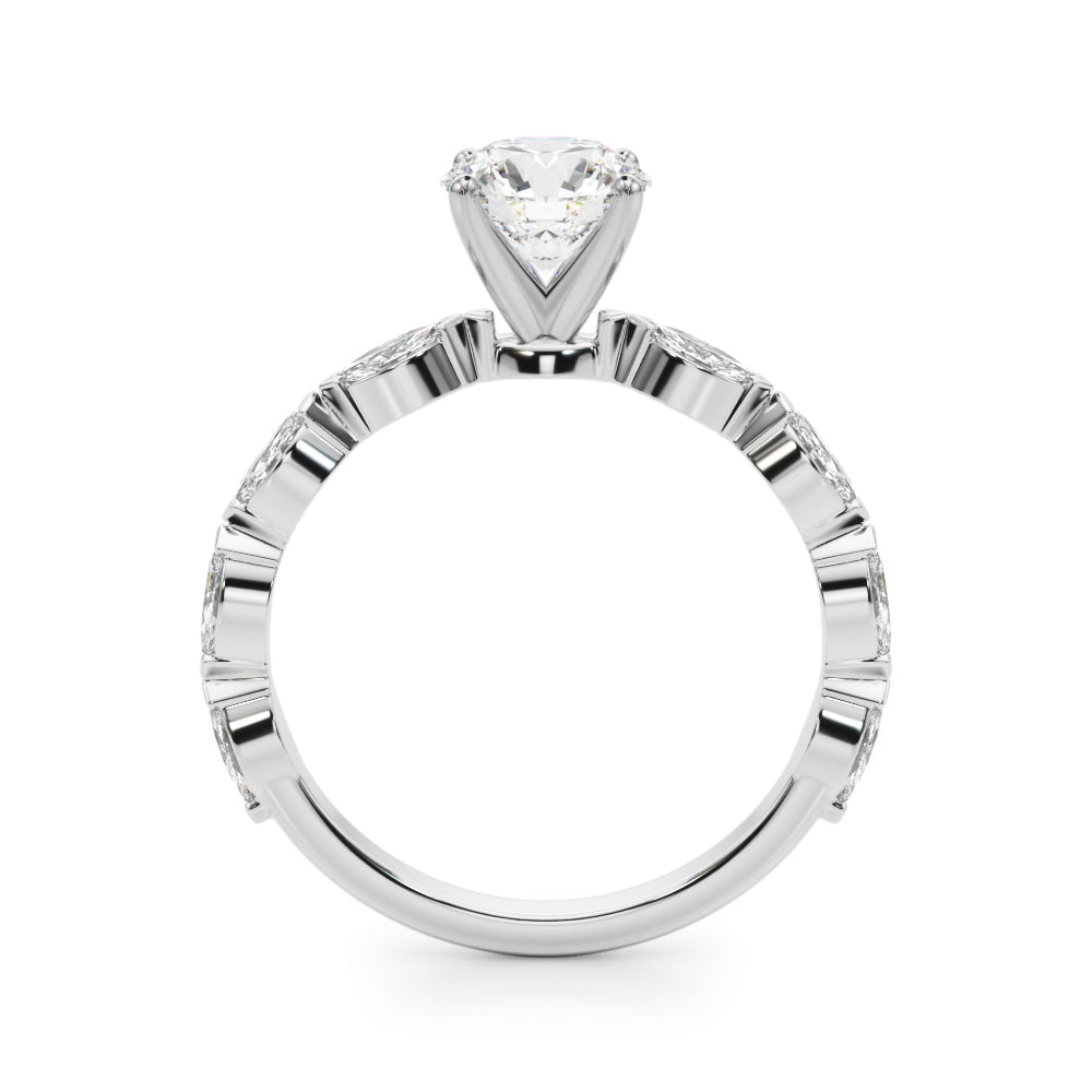 1/2 ct tw Lab Diamond Engagement Ring