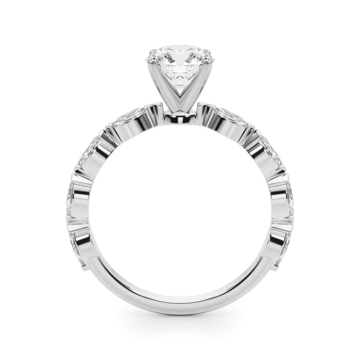 1/2 ct tw Lab Diamond Engagement Ring