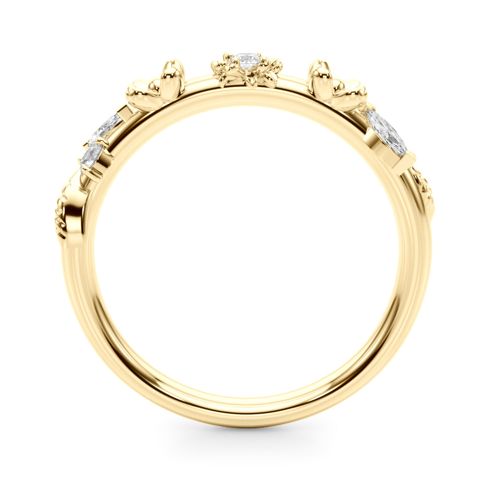 FLOWER DIA WEDDING BAND