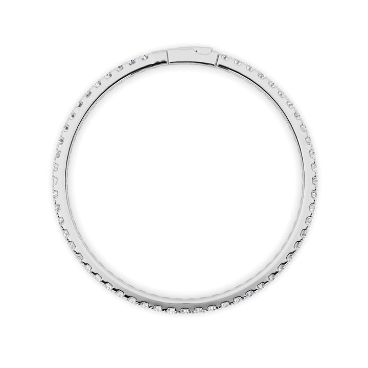 5.5Cttw Round Shaped Lab Grown Diamond (F/VS)  Bracelet in 14K Gold