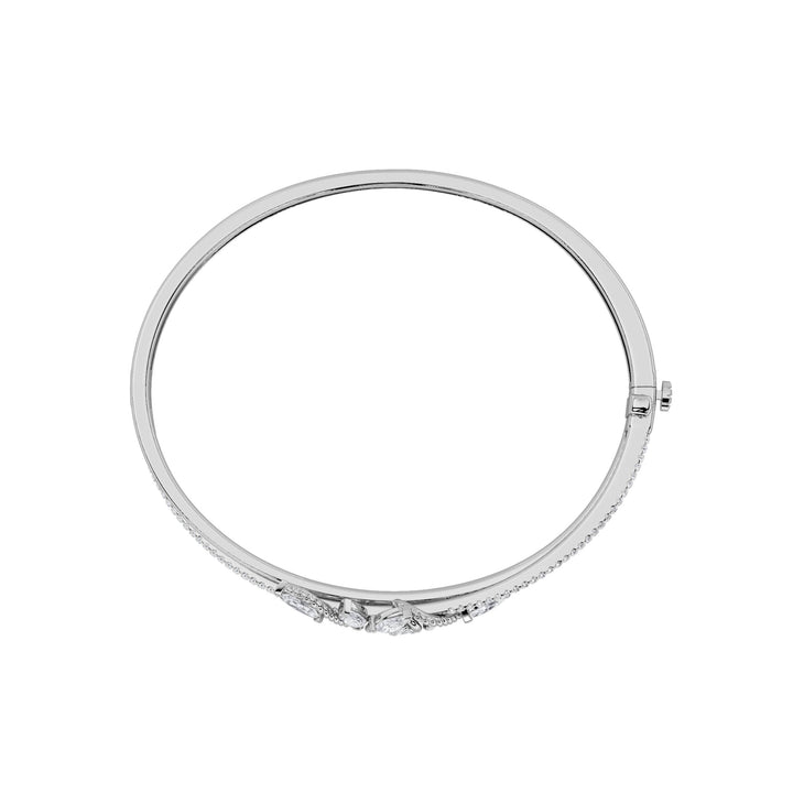 2Cttw Marquise Shaped Lab Grown Diamond (F/VS)  Bracelet in 14K Gold