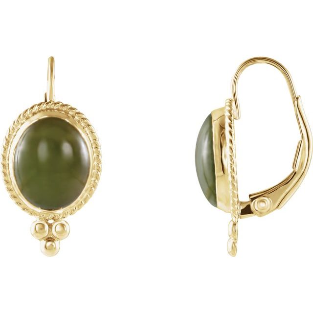 Cabochon Earrings