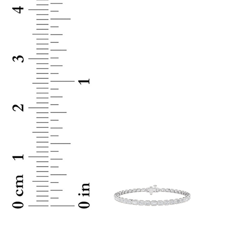 Emerald Lab Grown Diamond (F/VS ) Bracelet Bracelet in 14K Gold