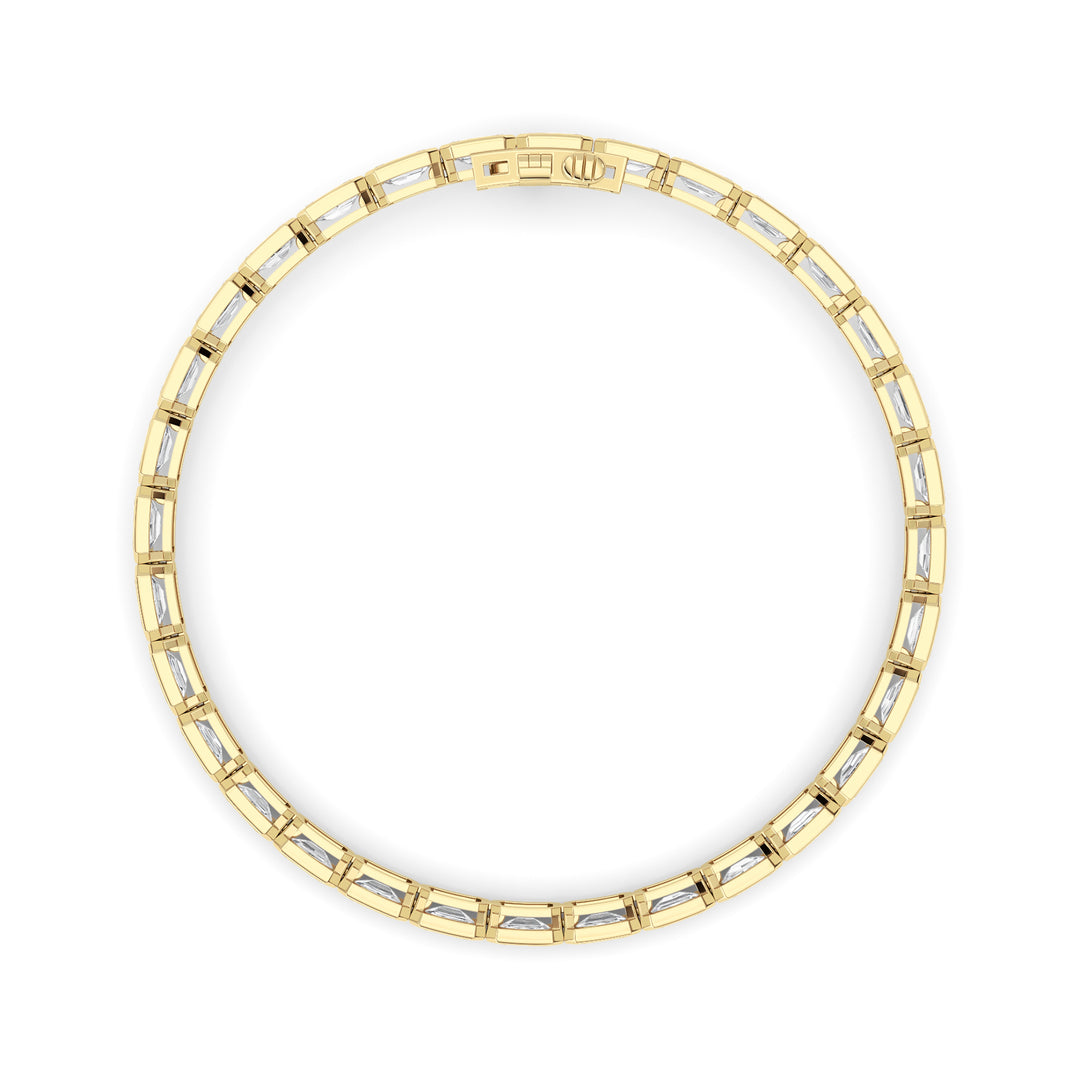 Emerald Lab Grown Diamond (F/VS ) Bracelet Bracelet in 14K Gold