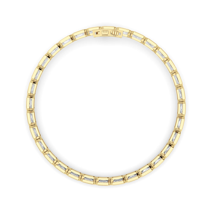 Emerald Lab Grown Diamond (F/VS ) Bracelet Bracelet in 14K Gold