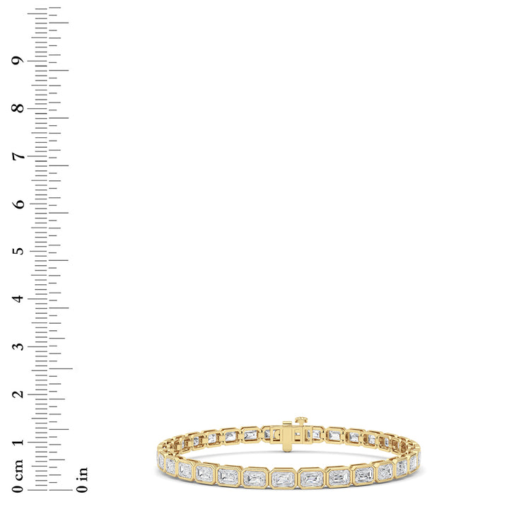 Emerald Lab Grown Diamond (F/VS ) Bracelet Bracelet in 14K Gold