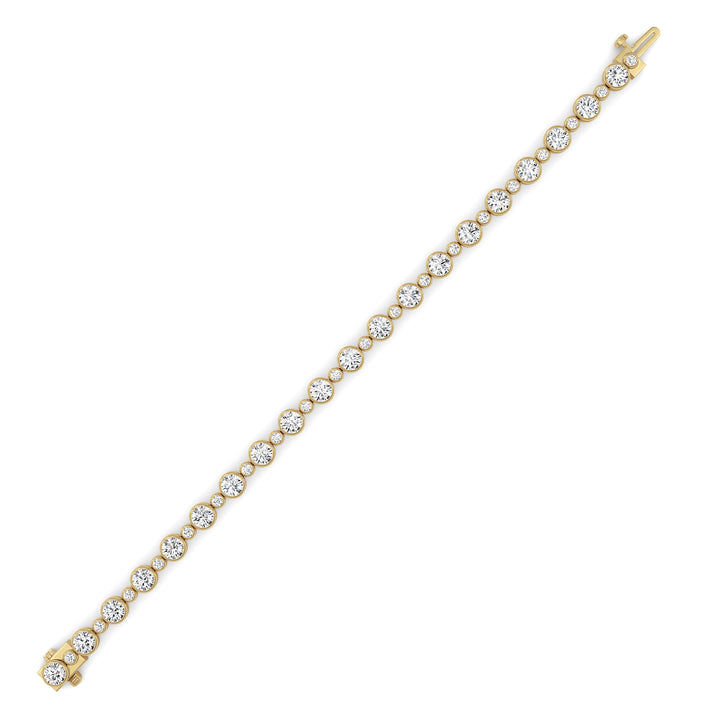 Round Lab Grown Diamond (F/VS ) Bracelet Bracelet in 14K Gold