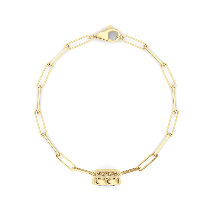 Heart Lab Grown Diamond (F/VS ) Bracelet Bracelet in 14K Gold
