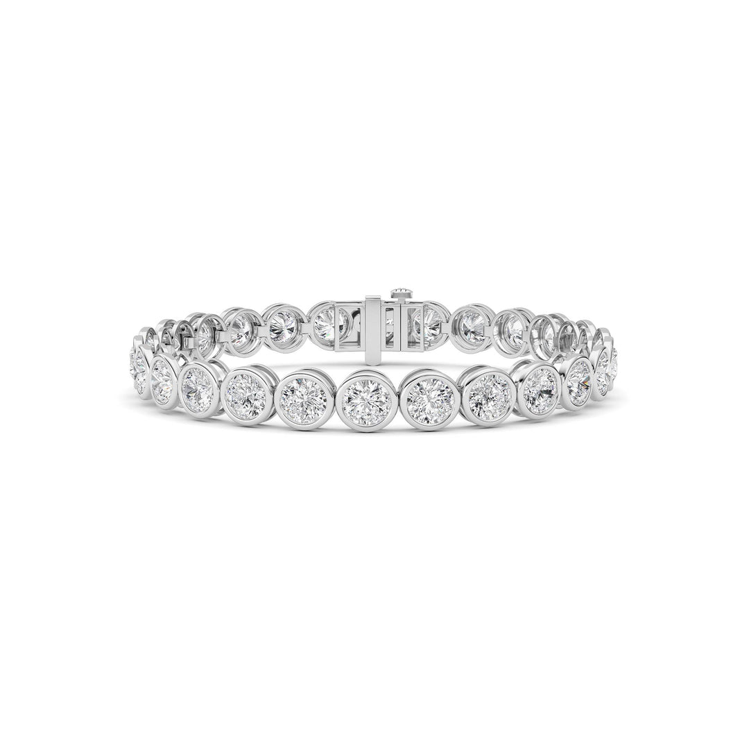 Round Lab Grown Diamond (F/VS ) Bracelet Bracelet in 14K Gold