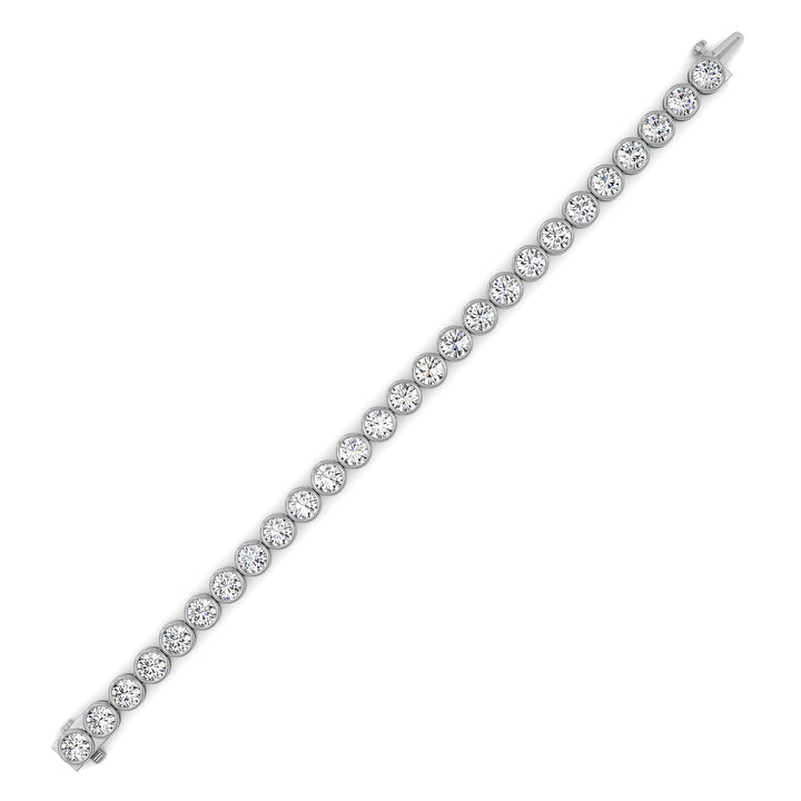 Round Lab Grown Diamond (F/VS ) Bracelet Bracelet in 14K Gold