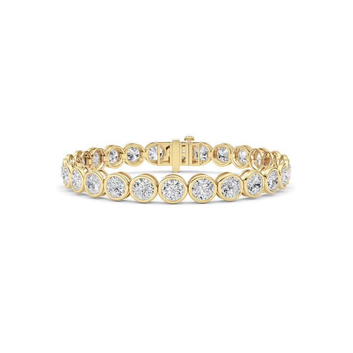 Round Lab Grown Diamond (F/VS ) Bracelet Bracelet in 14K Gold