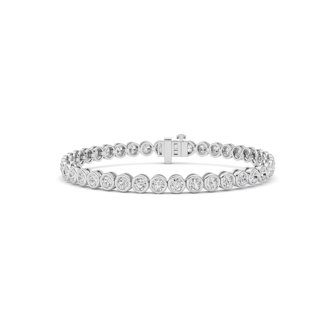 Round Lab Grown Diamond (F/VS ) Bracelet Bracelet in 14K Gold