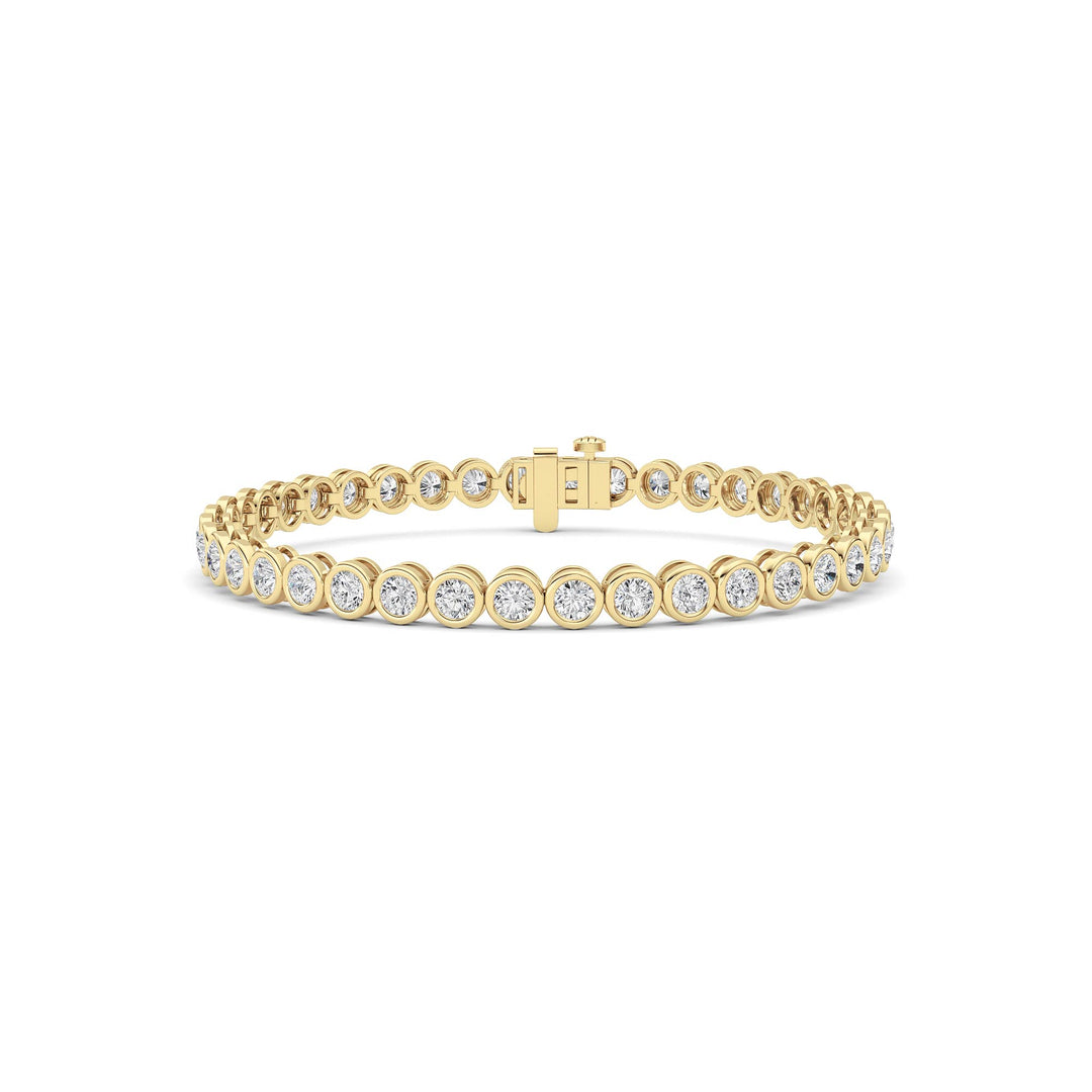 Round Lab Grown Diamond (F/VS ) Bracelet Bracelet in 14K Gold