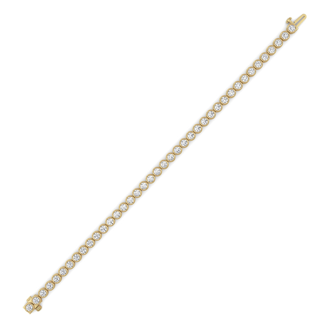 Round Lab Grown Diamond (F/VS ) Bracelet Bracelet in 14K Gold