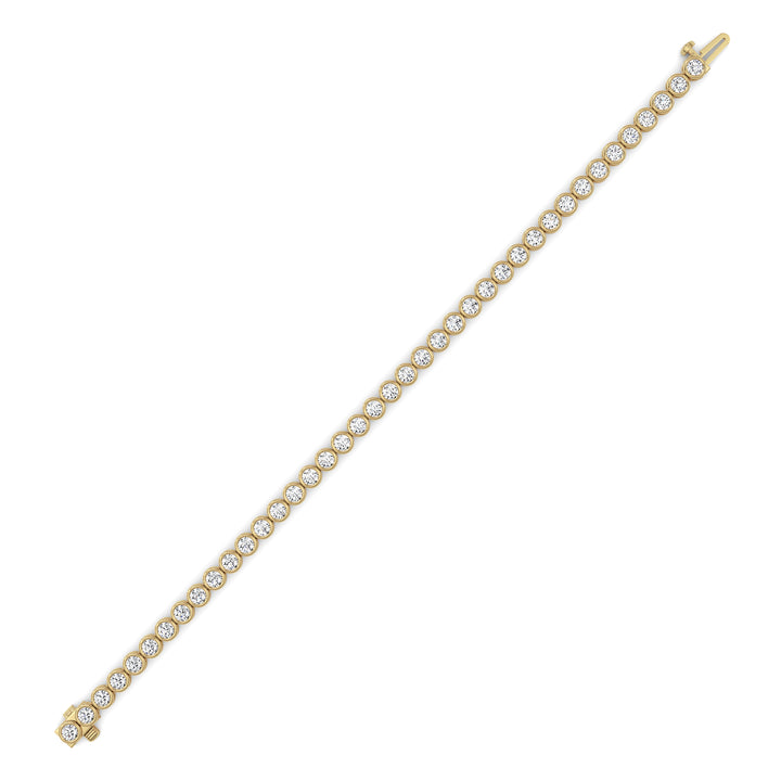 Round Lab Grown Diamond (F/VS ) Bracelet Bracelet in 14K Gold