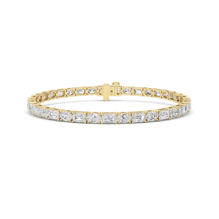 Emerald Lab Grown Diamond (F/VS ) Bracelet Bracelet in 14K Gold