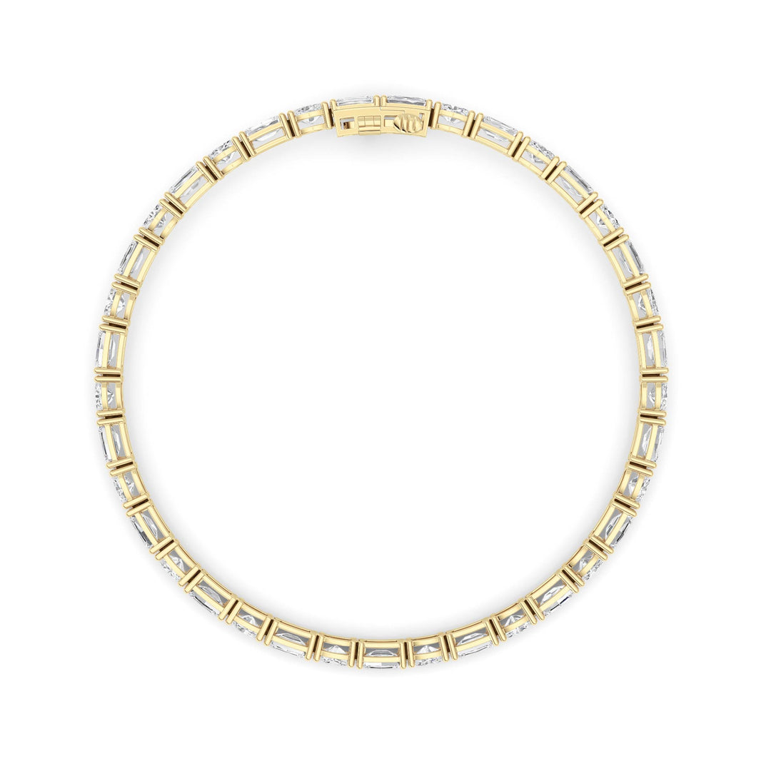 Emerald Lab Grown Diamond (F/VS ) Bracelet Bracelet in 14K Gold