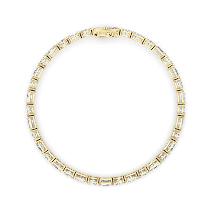 Emerald Lab Grown Diamond (F/VS ) Bracelet Bracelet in 14K Gold