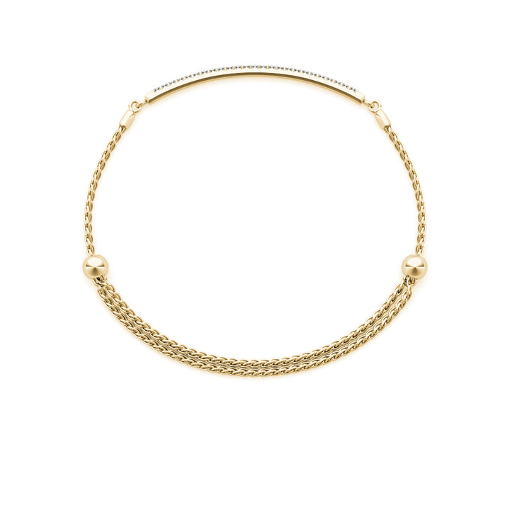 1/4 ct tw Lab Diamond Single Row Bracelet