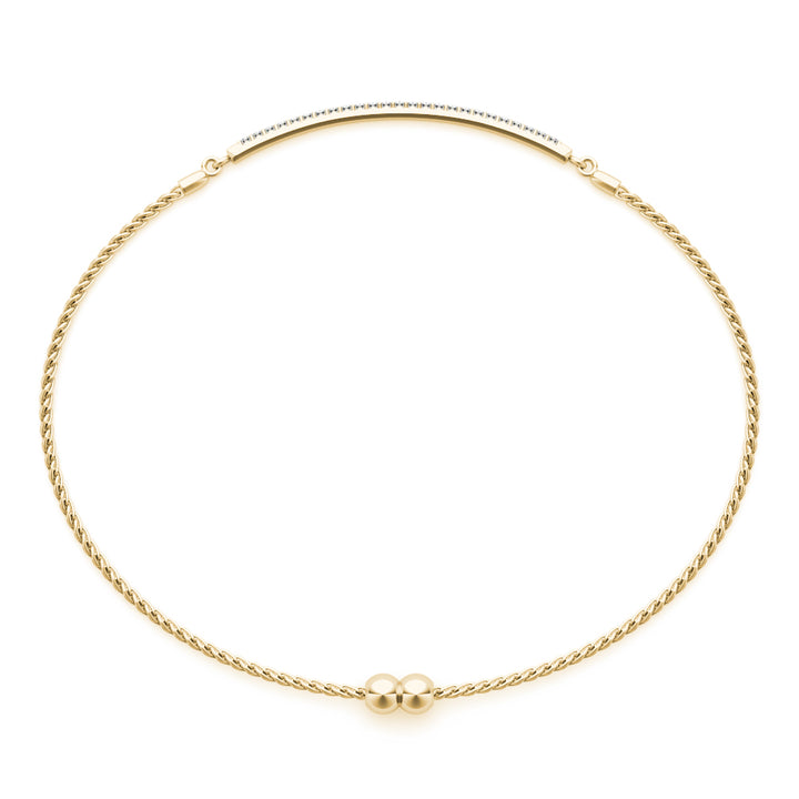 1/4 ct tw Lab Diamond Single Row Bracelet